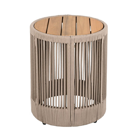 Rustic Acacia Wood Coffee Table And Side Table Set - Sleep Galleria