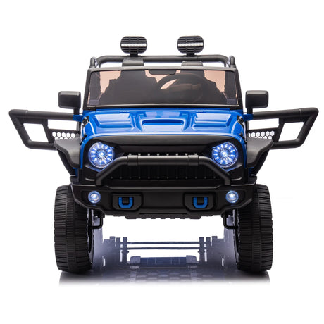 24V Two-Seater Bluetooth Remote Control Ride-On Truck - Omega Lifestyles