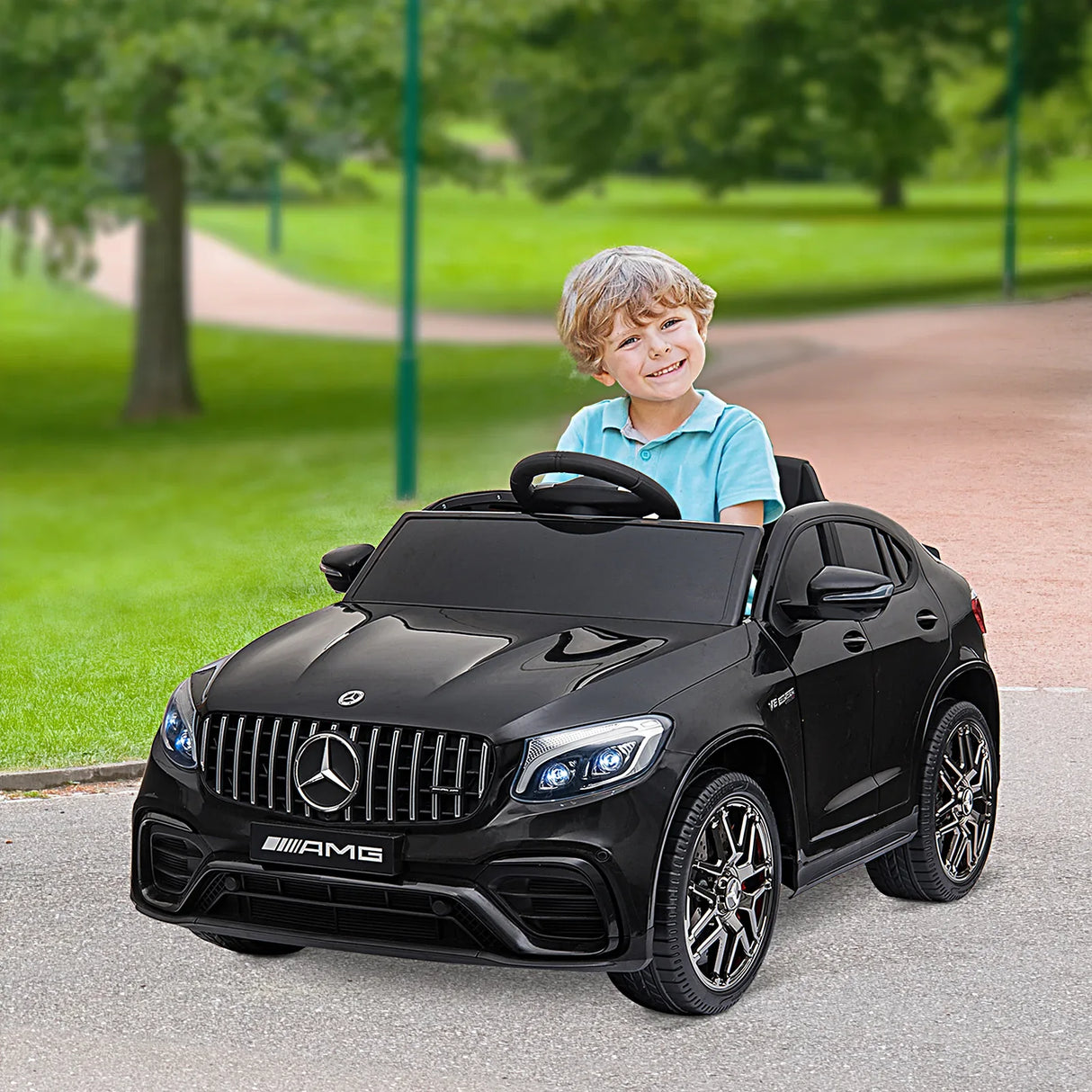 Electric Mercedes Benz AMG Toddler Ride-On Car With Remote - Omega Lifestyles
