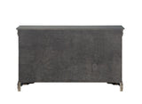 Dark Gray Synthetic Wood Six-Drawer Dresser - Omega Lifestyles
