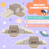 Colorful Soft Foam Climb and Crawl Playset for Toddlers - Omega Lifestyles