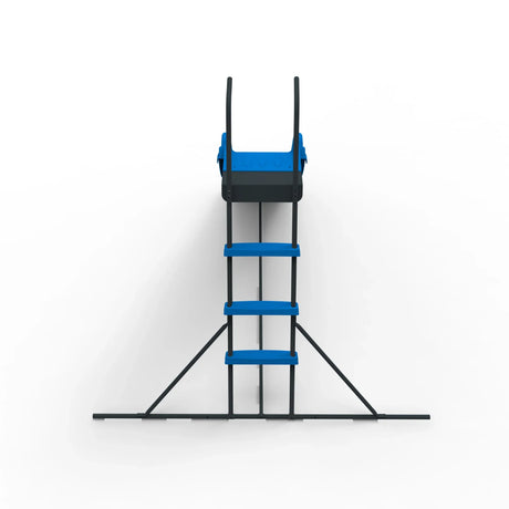 7-Foot Kids Freestanding Blue Plastic Slide Playground - Omega Lifestyles