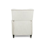 Contemporary Beige Fabric Pushback Recliner Chair - Omega Lifestyles