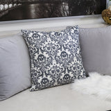 Baroque Skull 20x20 Inch Polyester Throw Pillow