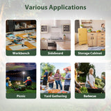 Outdoor Grill Cart Stainless Steel Top With Storage - Omega Lifestyles