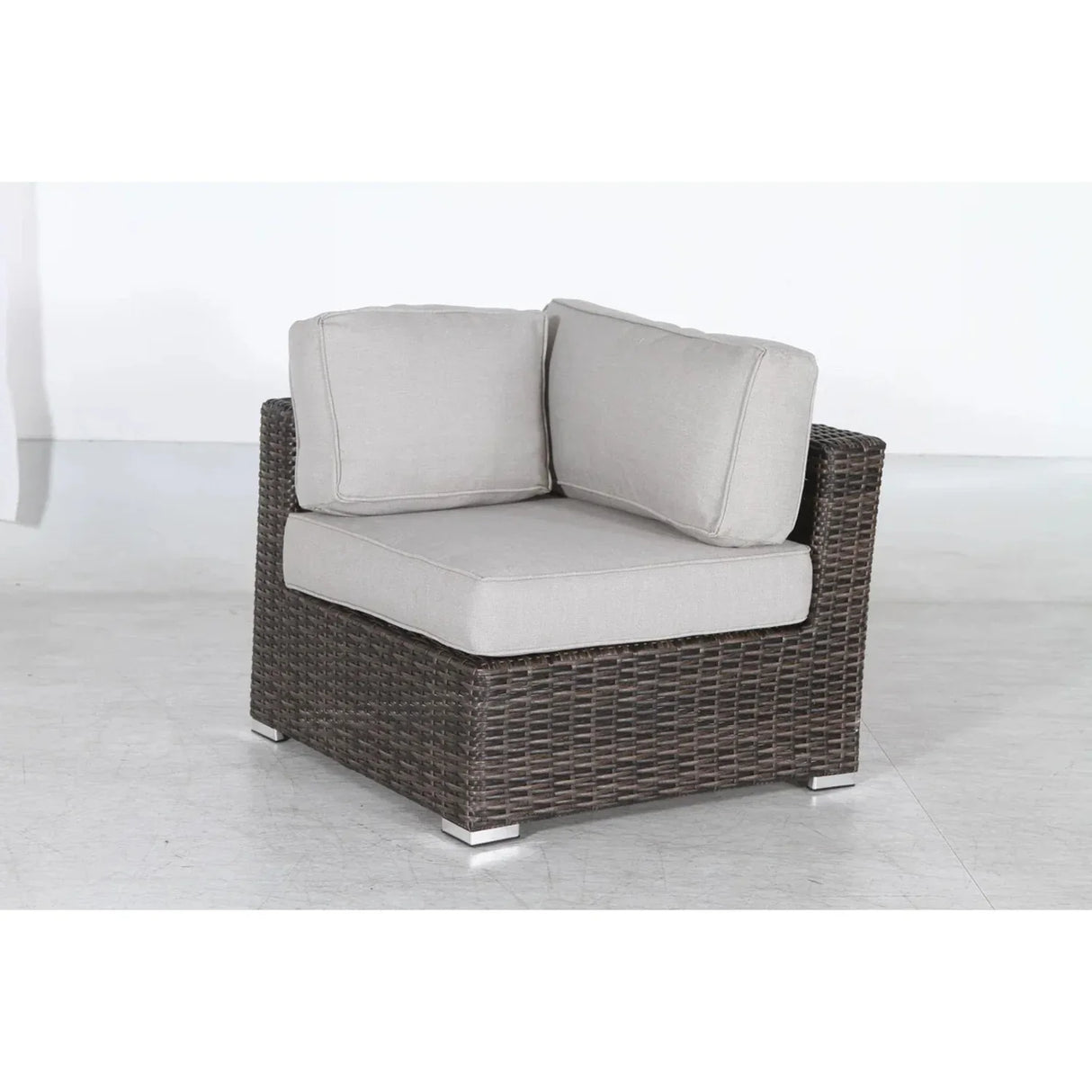 Outdoor Espresso Rattan Wicker 6-Piece Seating Set - Omega Lifestyles