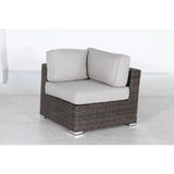 Outdoor Espresso Rattan Wicker 6-Piece Seating Set - Omega Lifestyles