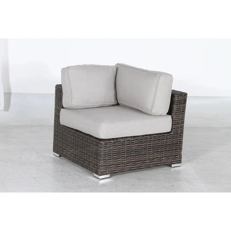 Outdoor Espresso Rattan Wicker 6-Piece Seating Set - Omega Lifestyles