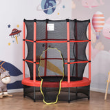 Kids Springless Indoor Outdoor Safety Trampoline With Net - Omega Lifestyles