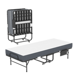 Twin Medium 5-Inch Memory Foam Folding Bed Frame - Omega Lifestyles
