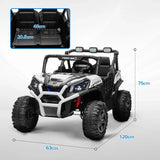 24V Dual Motor 2-Seater Kids Electric Ride-On Car - Omega Lifestyles
