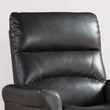 Power Reclining Faux Leather Memory Foam Lift Chair - Omega Lifestyles