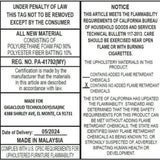 Twin Velvet Upholstered Platform Bed With Twin Trundle - Omega Lifestyles