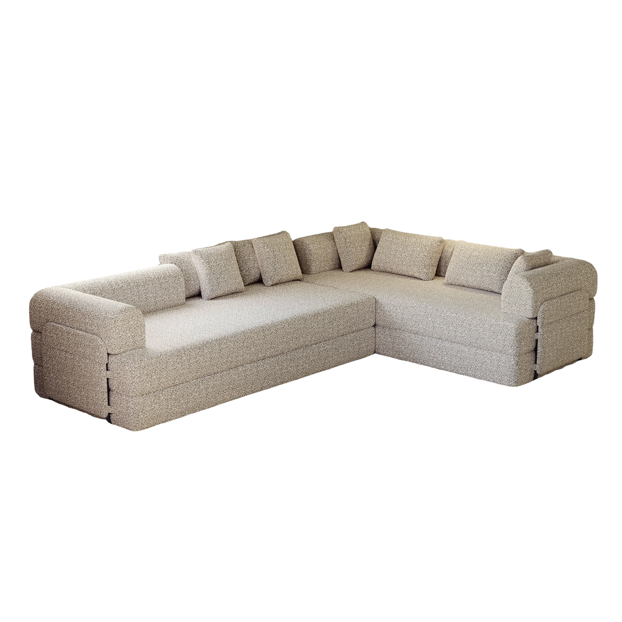 Convertible Chenille Foam 4-Seat Folding Sleeper Sofa Bed Set - Omega Lifestyles