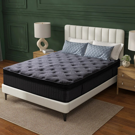 Medium 10-Inch Cooling Gel Hybrid Full Mattress - Omega Lifestyles