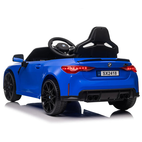 BMW Licensed 12v Kids Ride-On Car With Bluetooth Music - Omega Lifestyles