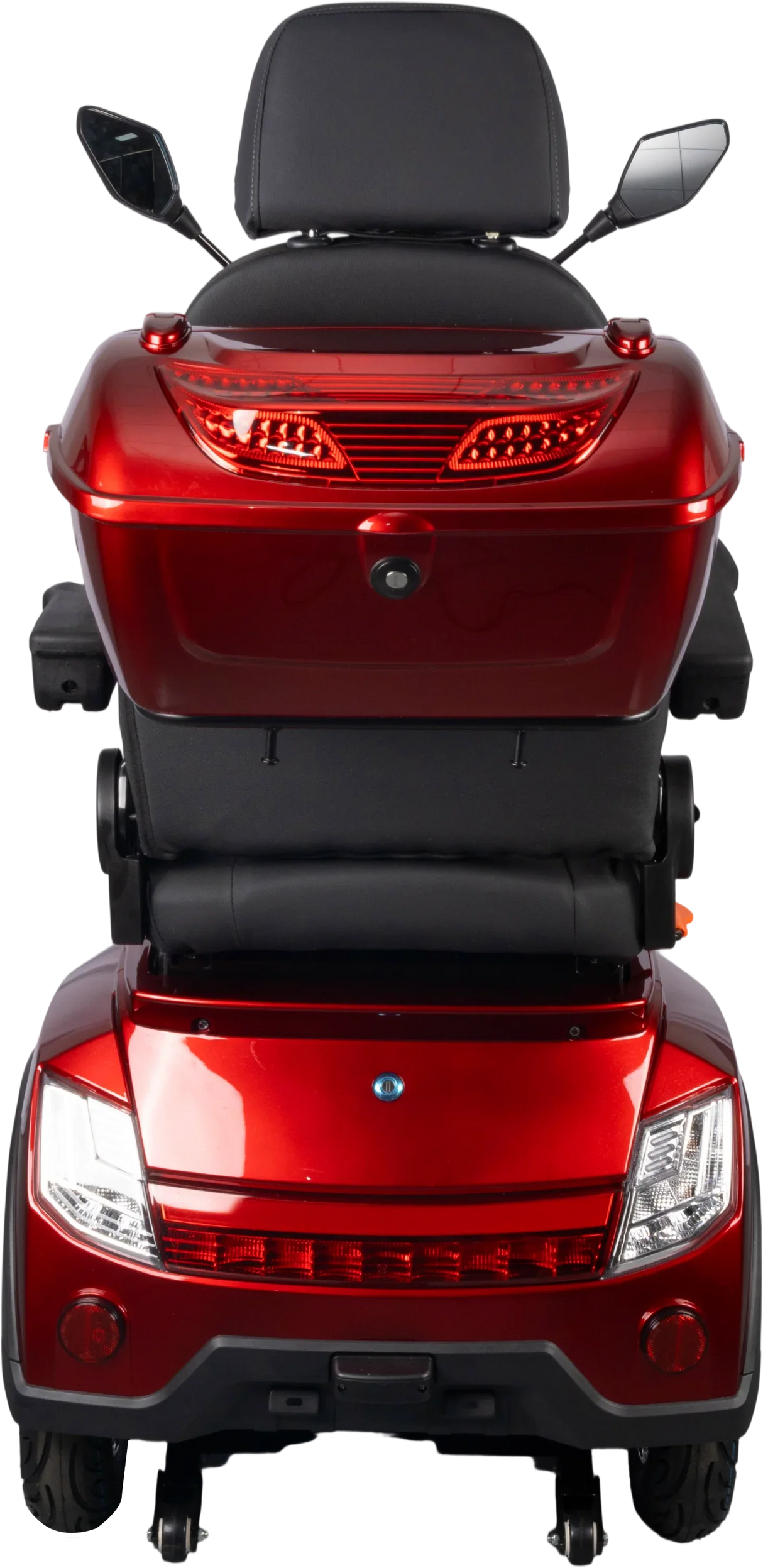 Heavy Duty 4 Wheel Red Mobility Scooter - Omega Lifestyles