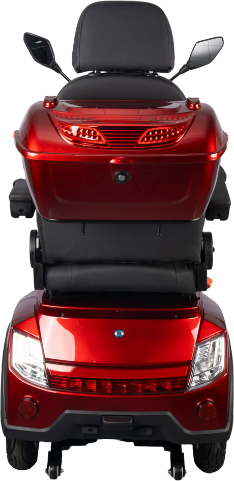 Heavy Duty 4 Wheel Red Mobility Scooter - Omega Lifestyles