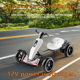 12V Foldable Kids Electric Pedal Go Kart With Adjustable Seat - Omega Lifestyles