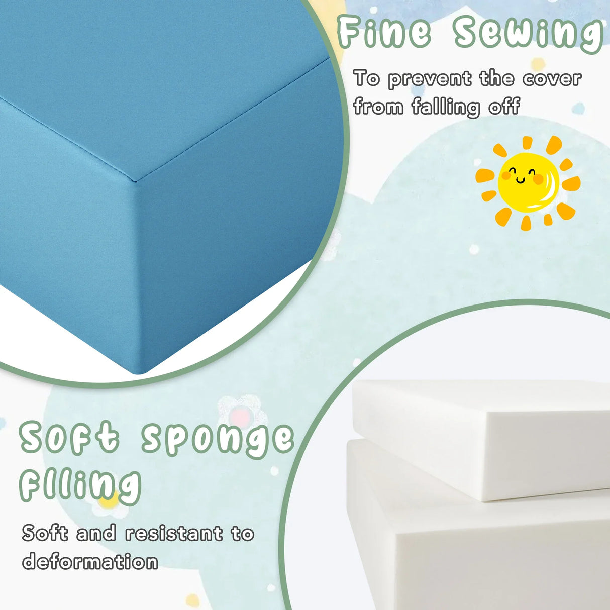 Colorful Soft Foam Kids Climb And Crawl Playset - Omega Lifestyles