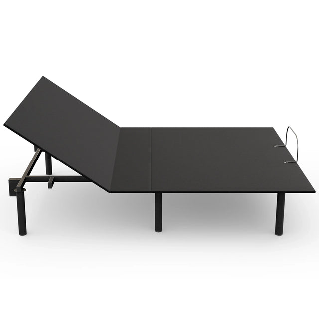 Queen Essential Adjustable Fabric Metal Base - Omega Lifestyles