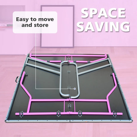 Foldable Portable 8x4 Ft Indoor Outdoor Table Tennis Table - Omega Lifestyles