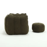Soft Chenille Bean Bag Chair With High Resilient Foam - Omega Lifestyles