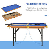 Portable Folding Miniature Pool Table With Full Set - Omega Lifestyles