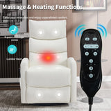 Heat Massage Recliner Chair With Swivel Rocker - Omega Lifestyles