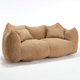 Dual Chenille Bean Bag Chair With High Resilience Foam - Omega Lifestyles