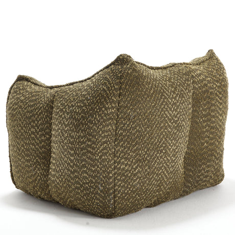 Chenille Bean Bag Chair With Resilient Foam - Omega Lifestyles