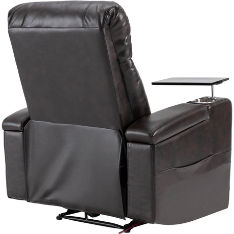 Electric Power Recliner Chair With Storage Cupholders Tray - Omega Lifestyles