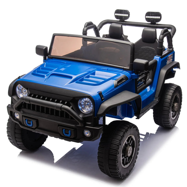 24V Two-Seater Bluetooth Remote Control Ride-On Truck - Omega Lifestyles