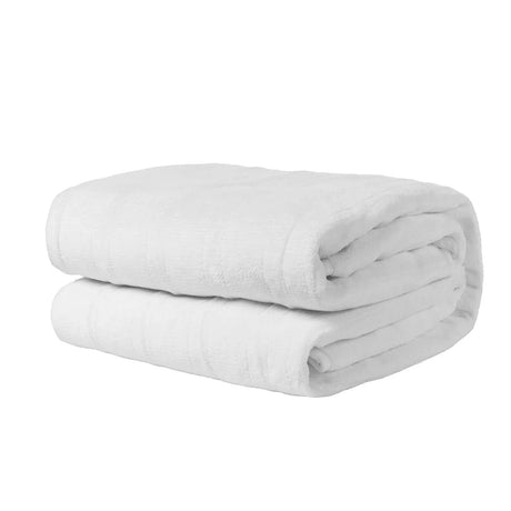 King Heated Electric Coral Fleece Mattress Pad Auto Off - Omega Lifestyles