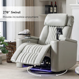 Power Recliner Chair With USB Charging Cup Holders - Omega Lifestyles