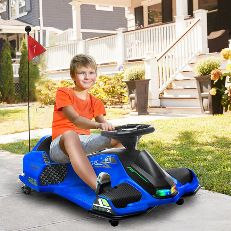 Electric Kid Drift Go Kart With Music And Lights - Omega Lifestyles