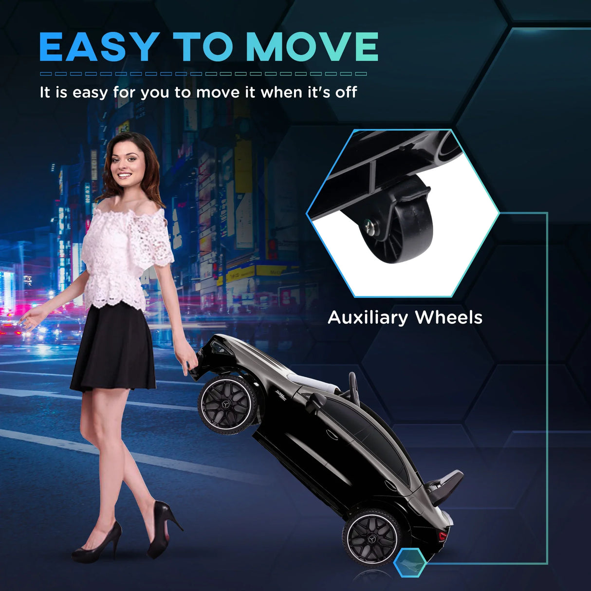 Mercedes-AMG CLA 45 Kids 12V Electric Ride-On Car - Omega Lifestyles