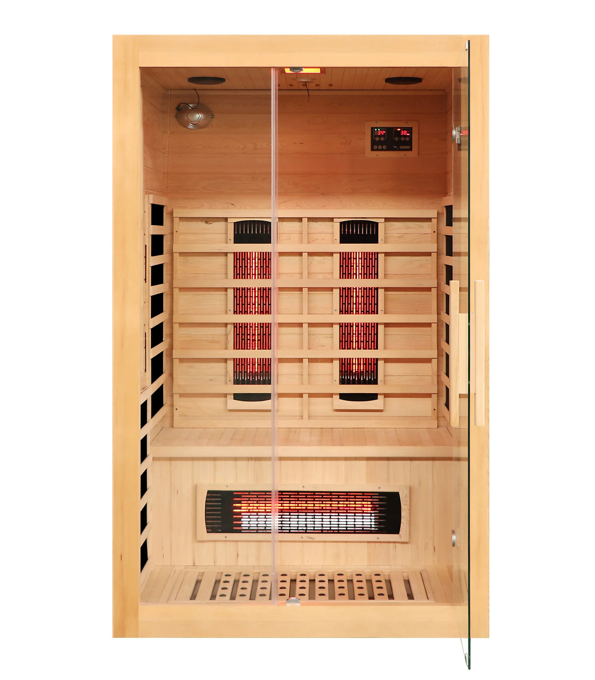 2 to 3 Person Hemlock Wood Low EMF Far Infrared Sauna - Omega Lifestyles