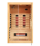 2 to 3 Person Hemlock Wood Low EMF Far Infrared Sauna - Omega Lifestyles