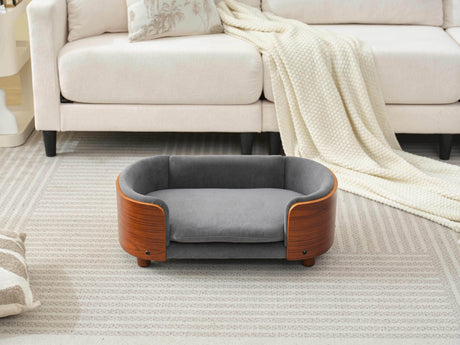 Orthopedic Scandinavian Solid Wood Elevated Dog Bed - Sleep Galleria