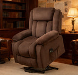 Power Lift Recliner Massage Chair With Lumbar Heating - Omega Lifestyles