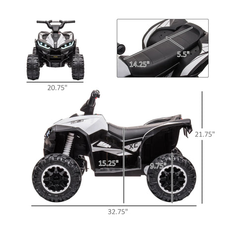 12V Kids Electric Ride-On ATV With Sound And Headlights - Omega Lifestyles