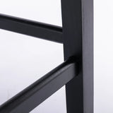 Set of 2 Velvet Upholstered Mid-Century Modern Barstools - Omega Lifestyles