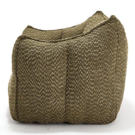 Chenille Bean Bag Chair With Resilient Foam - Omega Lifestyles