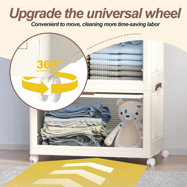 Portable Cream White Magnetic Door Closet Organizer - Omega Lifestyles