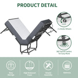 Twin Medium 5-Inch Memory Foam Folding Bed Frame - Omega Lifestyles