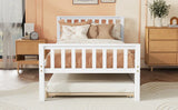 Twin Platform Bed Frame With Pull-Out Trundle - Omega Lifestyles