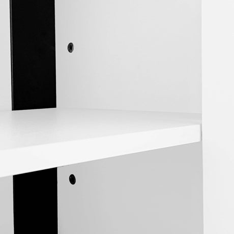 Modern White TV Stand With 34-Inch Electronic Fireplace - Sleep Galleria