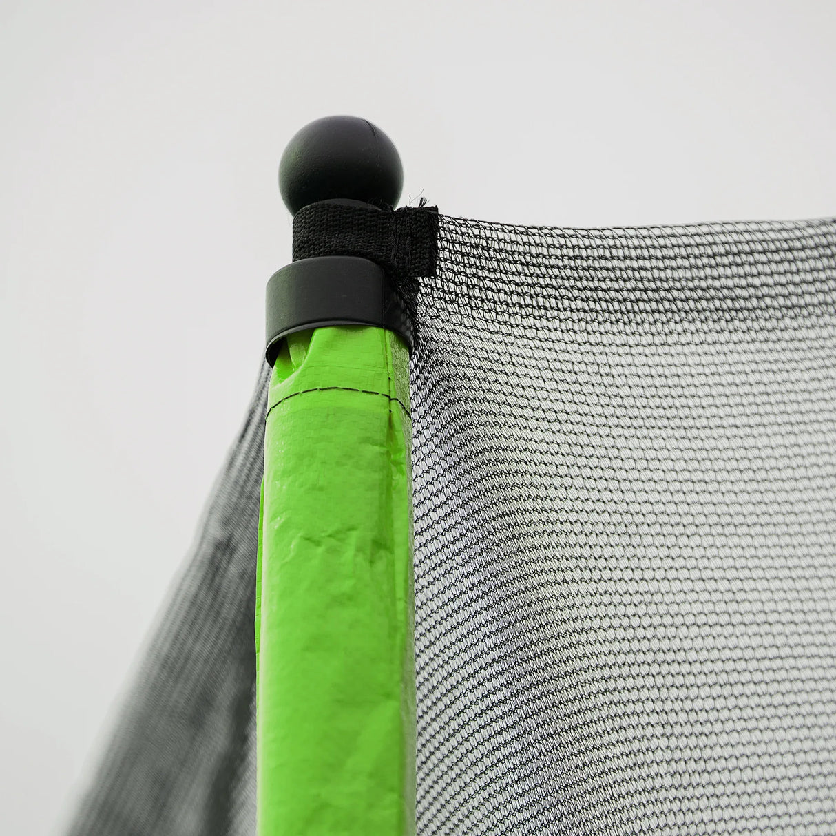 15-Inch Galvanized Steel Frame Safety Trampoline With Hoop - Omega Lifestyles