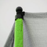 15-Inch Galvanized Steel Frame Safety Trampoline With Hoop - Omega Lifestyles